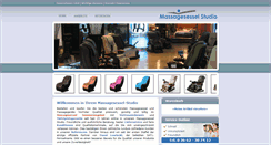 Desktop Screenshot of massagesessel-studio.de