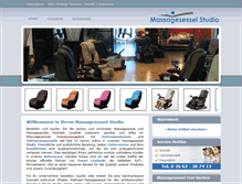 Tablet Screenshot of massagesessel-studio.de